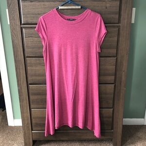 SHEIN Pink Midi Dress